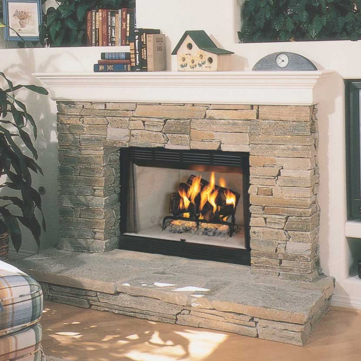 Wood burning fireplace in Mississauga, ON