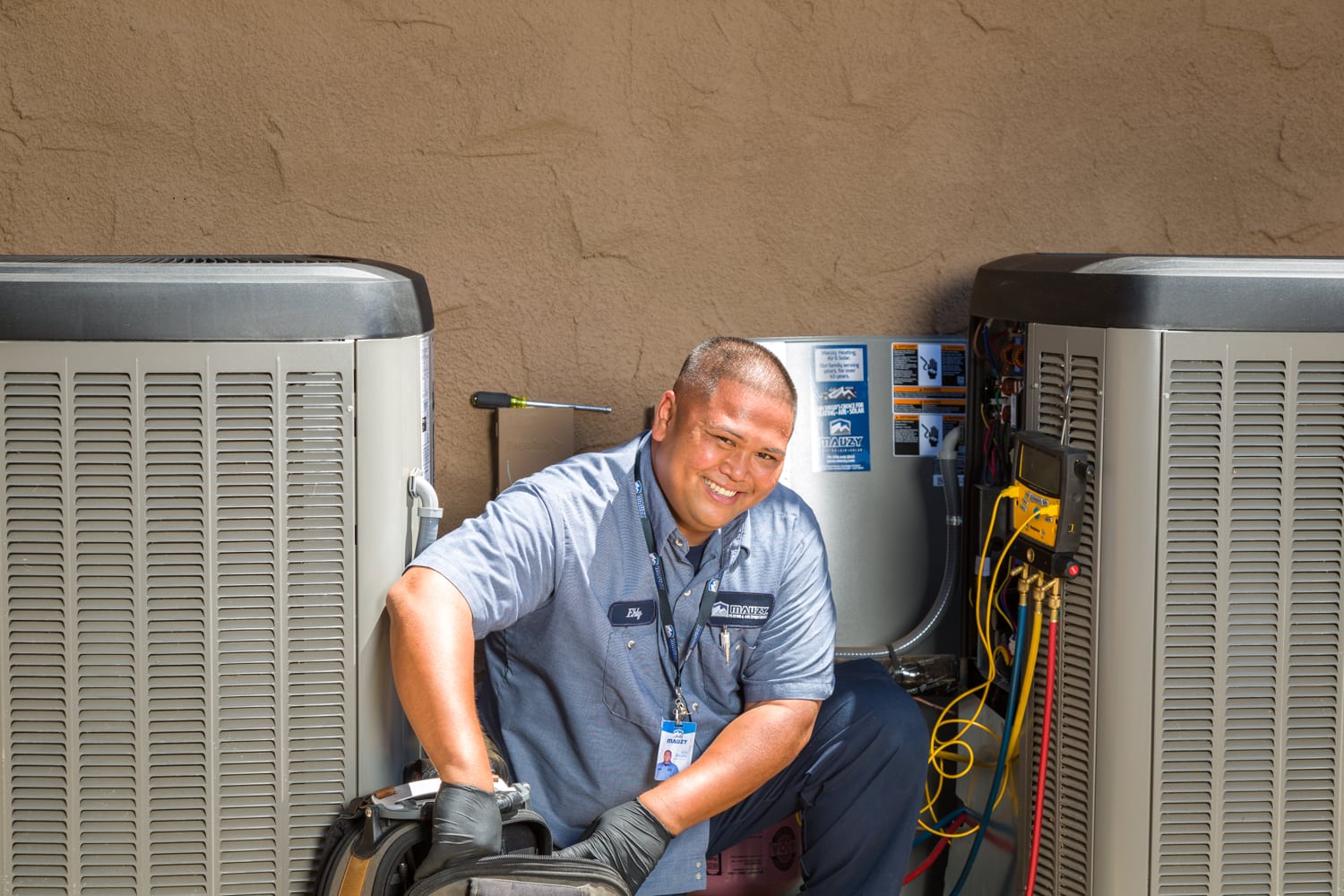 replace an air conditioner